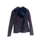 Y2K Jacket Afghan Coat Suede Brown (S) - Fashion Aftermath