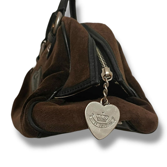 Juicy Couture Bag bowler charm 2000s vintage Y2K brown