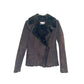 Y2K Jacket Afghan Coat Suede Brown (S) - Fashion Aftermath