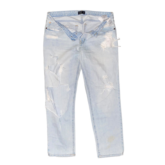 Abercrombie & Fitch Boyfriend Jeans Destroyed Style Size L