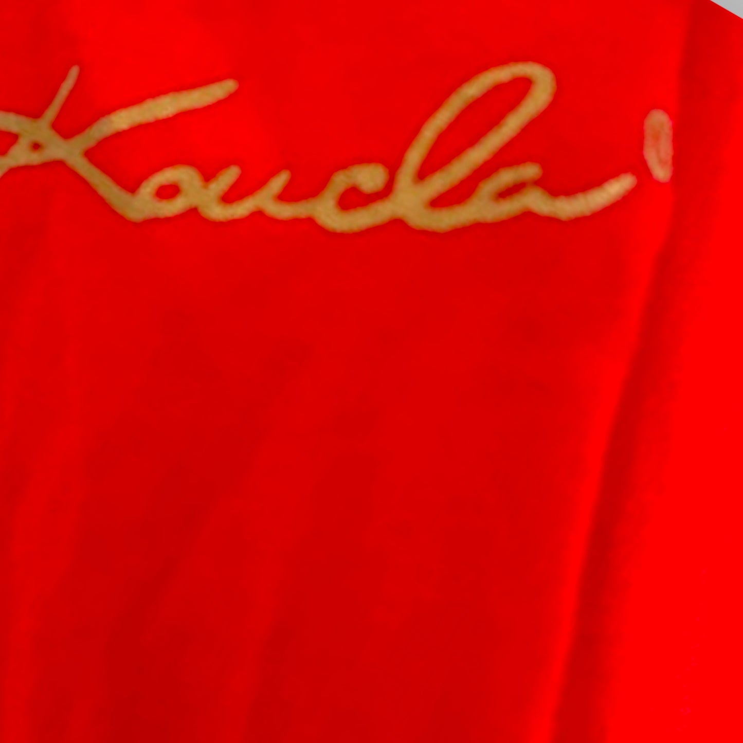 Y2K top long sleeve KOURLA red (M)
