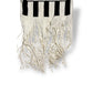 Y2K T-shirt Rhinestone Striped Fringes (S)