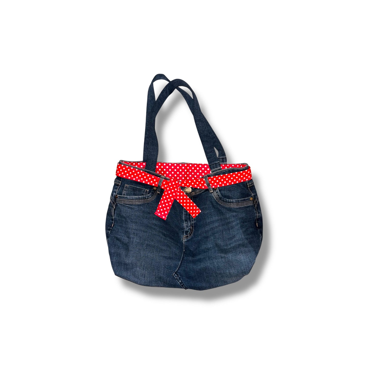 Y2K Tote Bag Upcycled Jeans