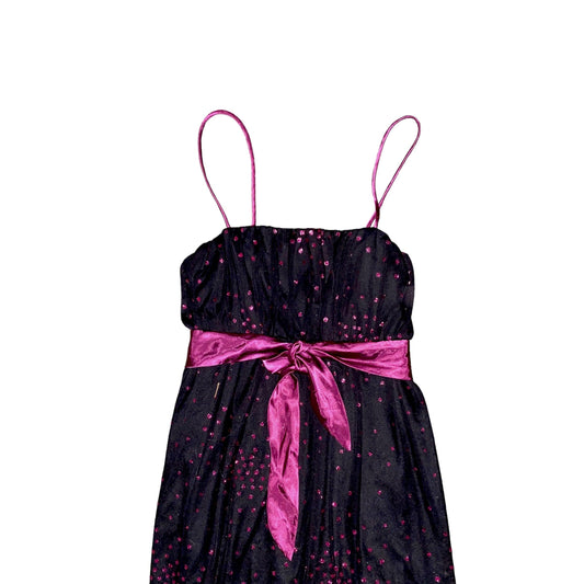 Y2K Midi Dress Vintage Spaghetti Straps (M) - Fashion Aftermath