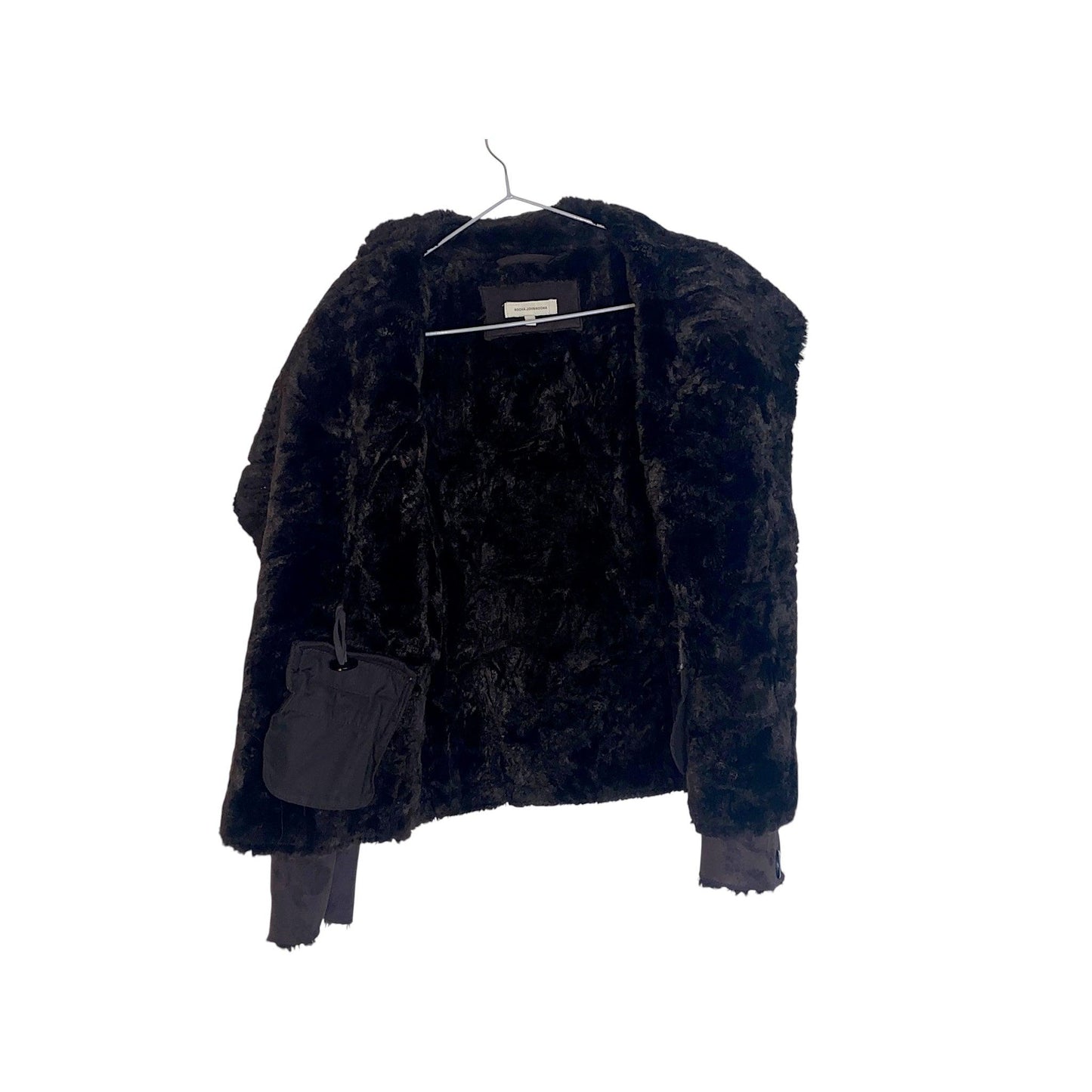 Y2K Jacket Afghan Coat Suede Brown (S) - Fashion Aftermath