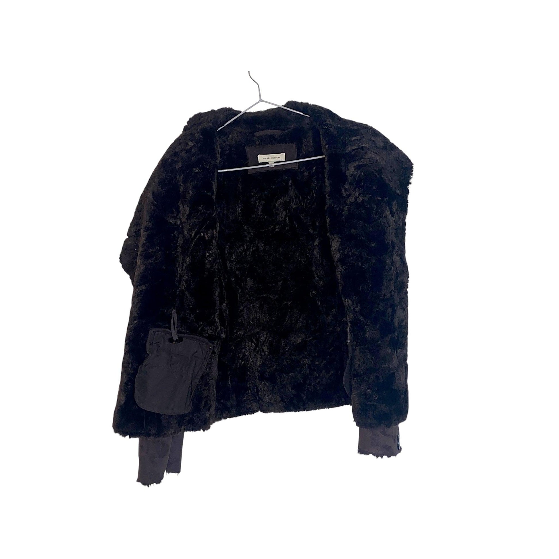 Y2K Jacket Afghan Coat Suede Brown (S) - Fashion Aftermath