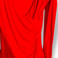 Y2K top long sleeve KOURLA red (M)