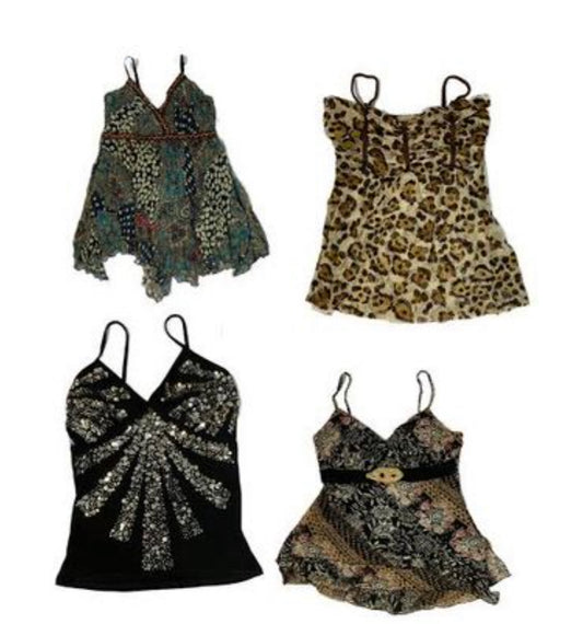 Y2K vintage clothing bundle: Camisoles
