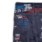 DIESEL Jeans Y2K Fit Dye Unique Print (XS)