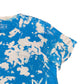 Upcycled Men's T-shirt Cotton Blue Ombre Size M - Fashion Aftermath