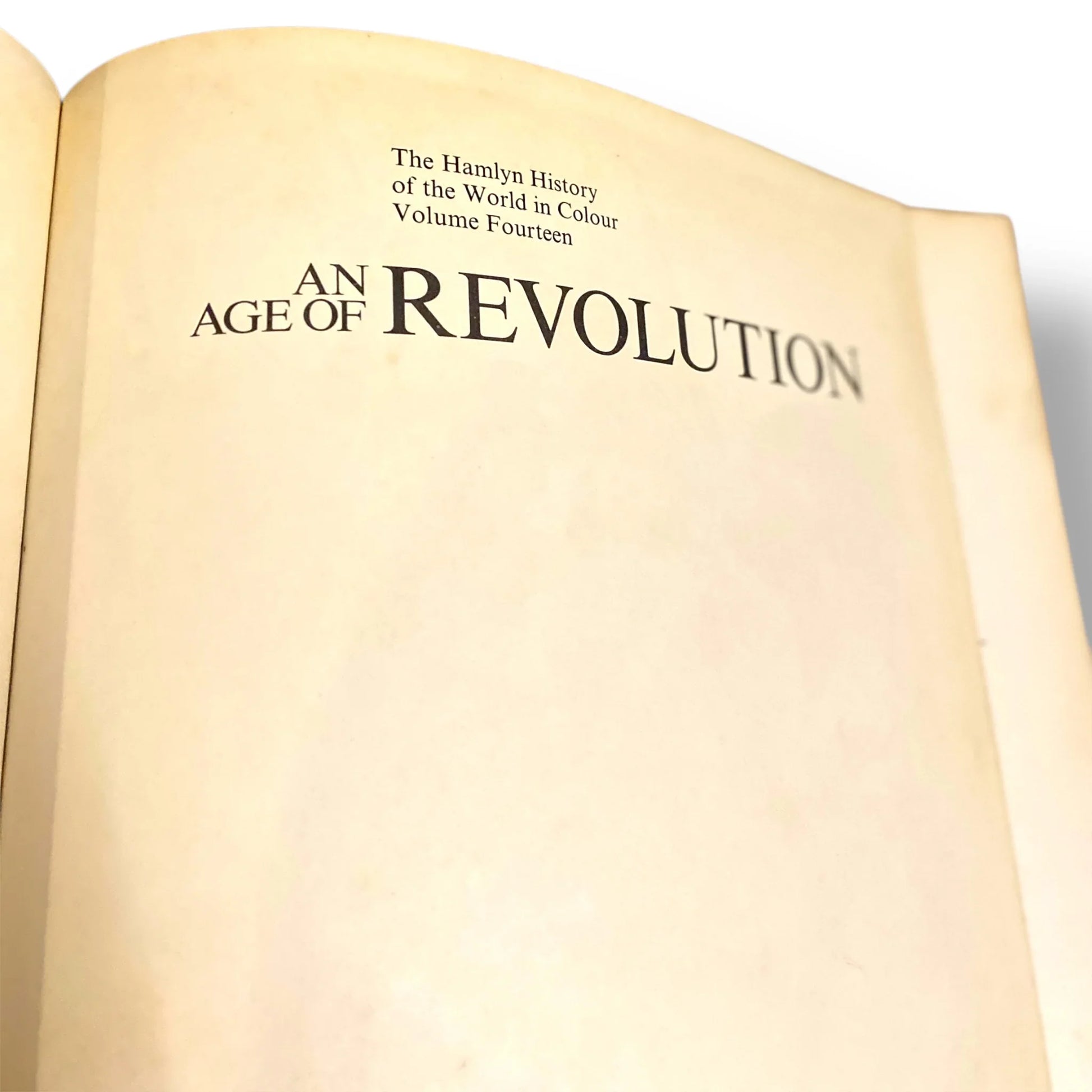 AGE OF REVOLUTION Vintage Book - Fashion Aftermath