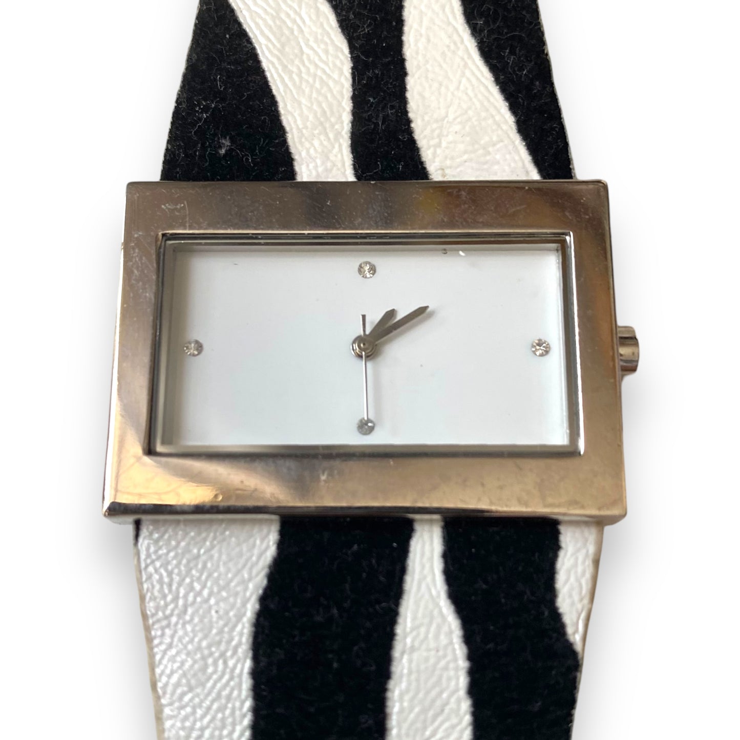 Y2K Zebra Look Vintage Watch Women