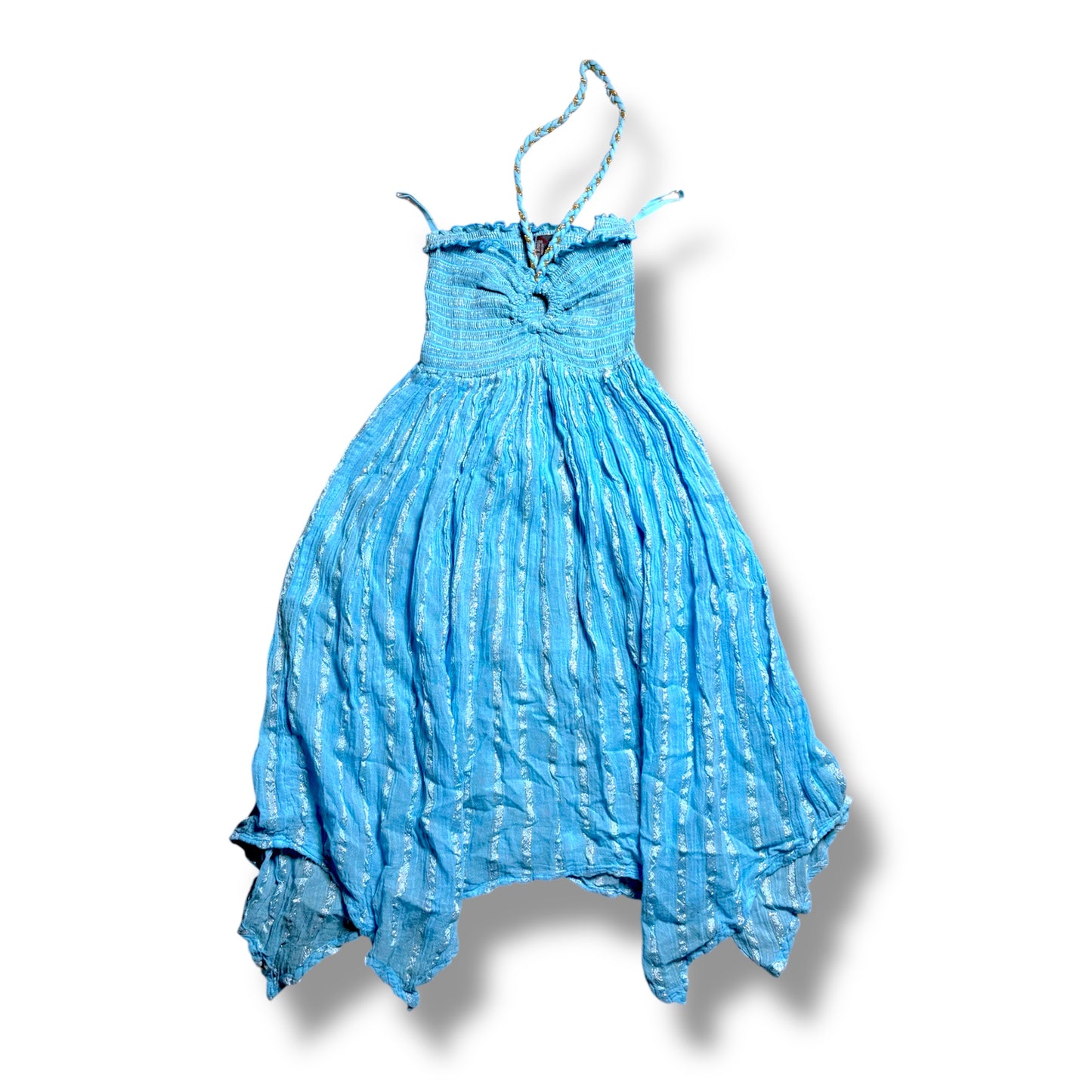 Fairy core Y2K Tube Top turquoise (S)