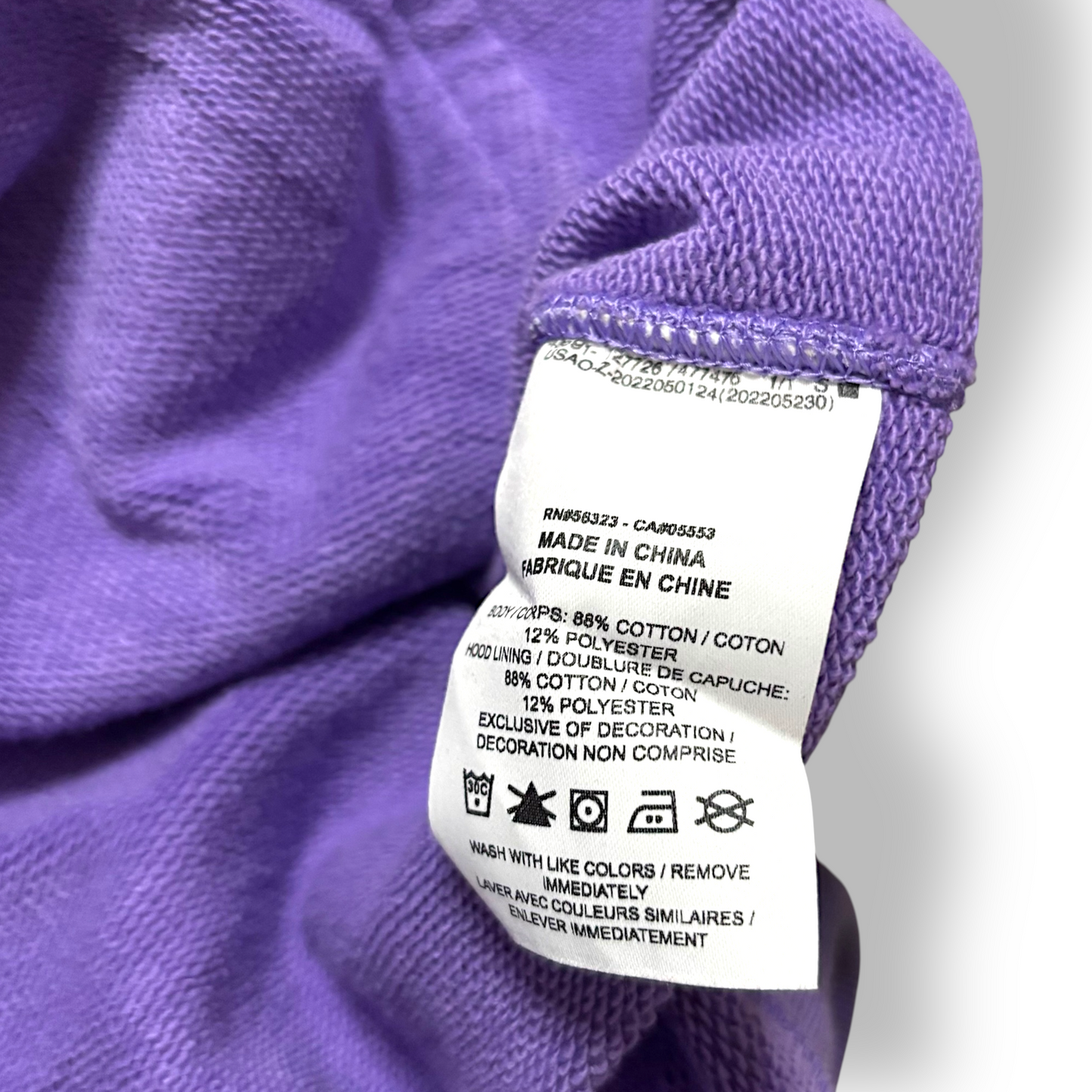 Nike Hoodie women’s purple sweatshirt UK S-M Y2K look