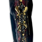 Vintage Mini Dress Bodycon Embellished Sleeves (XS) - Fashion Aftermath