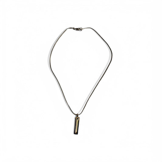 Silver Necklace Pendant Chain Vintage Jewellery Women's