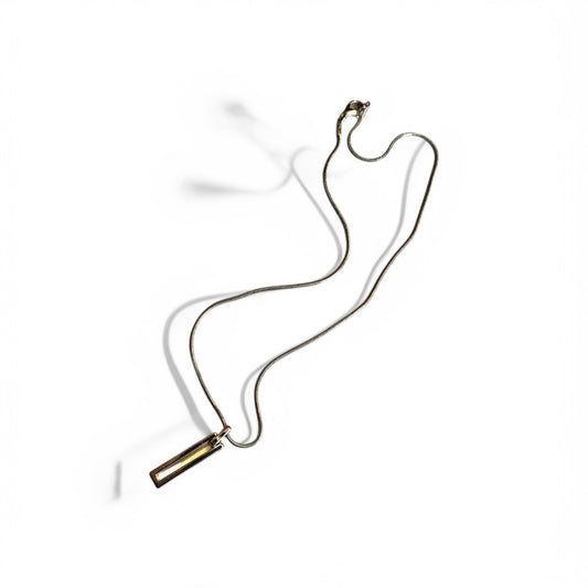 Silver Necklace Pendant Chain Vintage Jewellery Women's