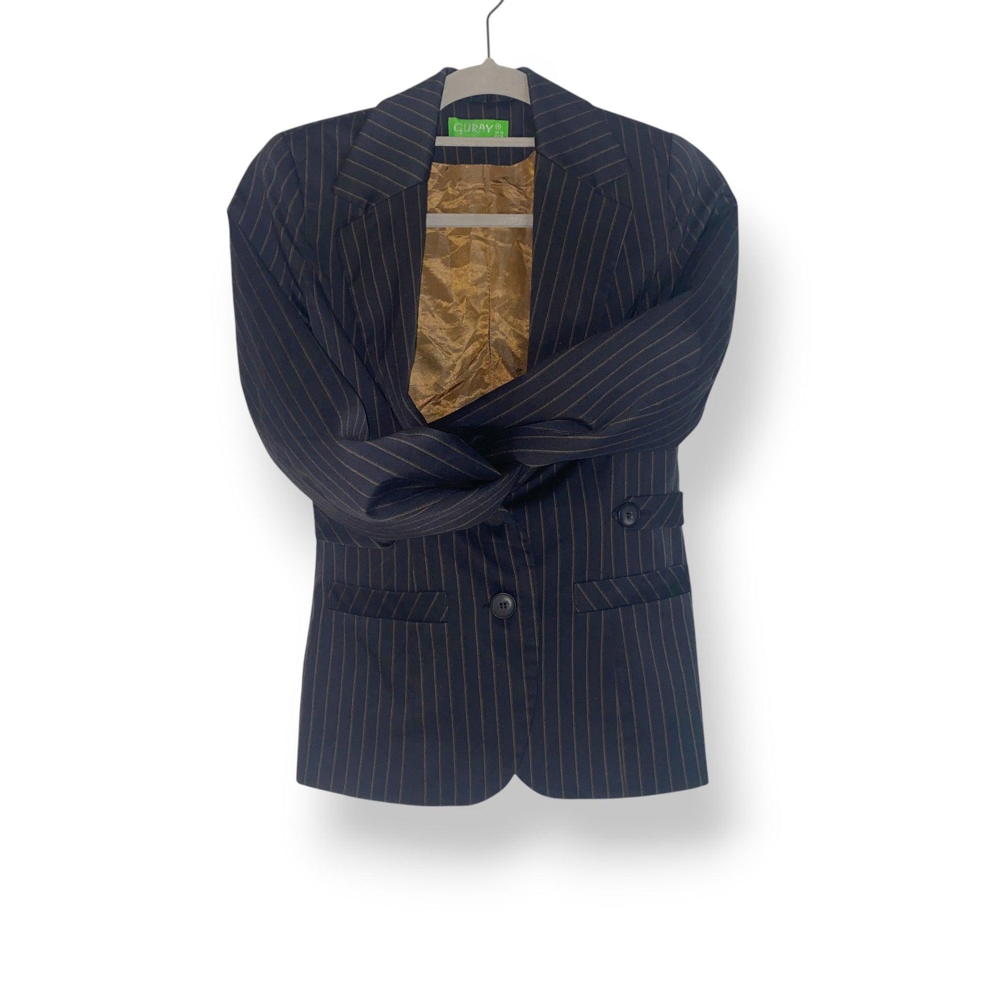 Striped Blazer Tailored Lined Vintage Women's (S/M) - Fashion Aftermath