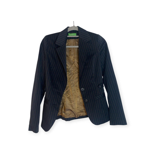 Striped Blazer Tailored Lined Vintage Women's (S/M) - Fashion Aftermath