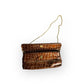 Vintage Shoulder Bag Brown Croco Finished ALDO Gold Chain Brown Clutch