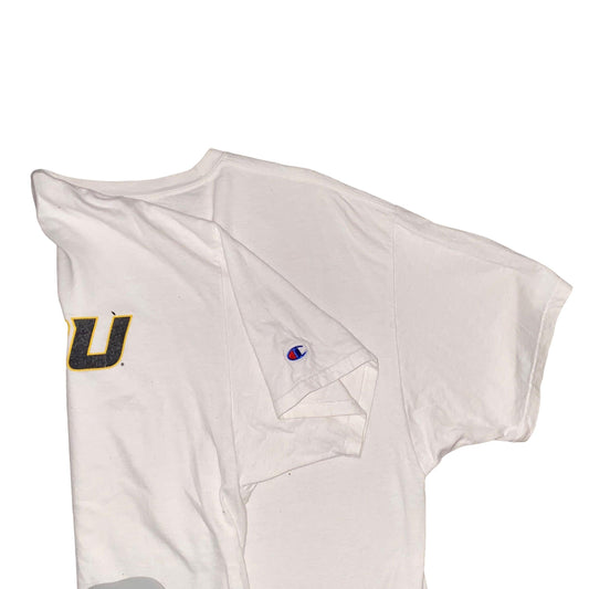 Vintage Champion T-Shirt White MIZZOU (XL) - Fashion Aftermath