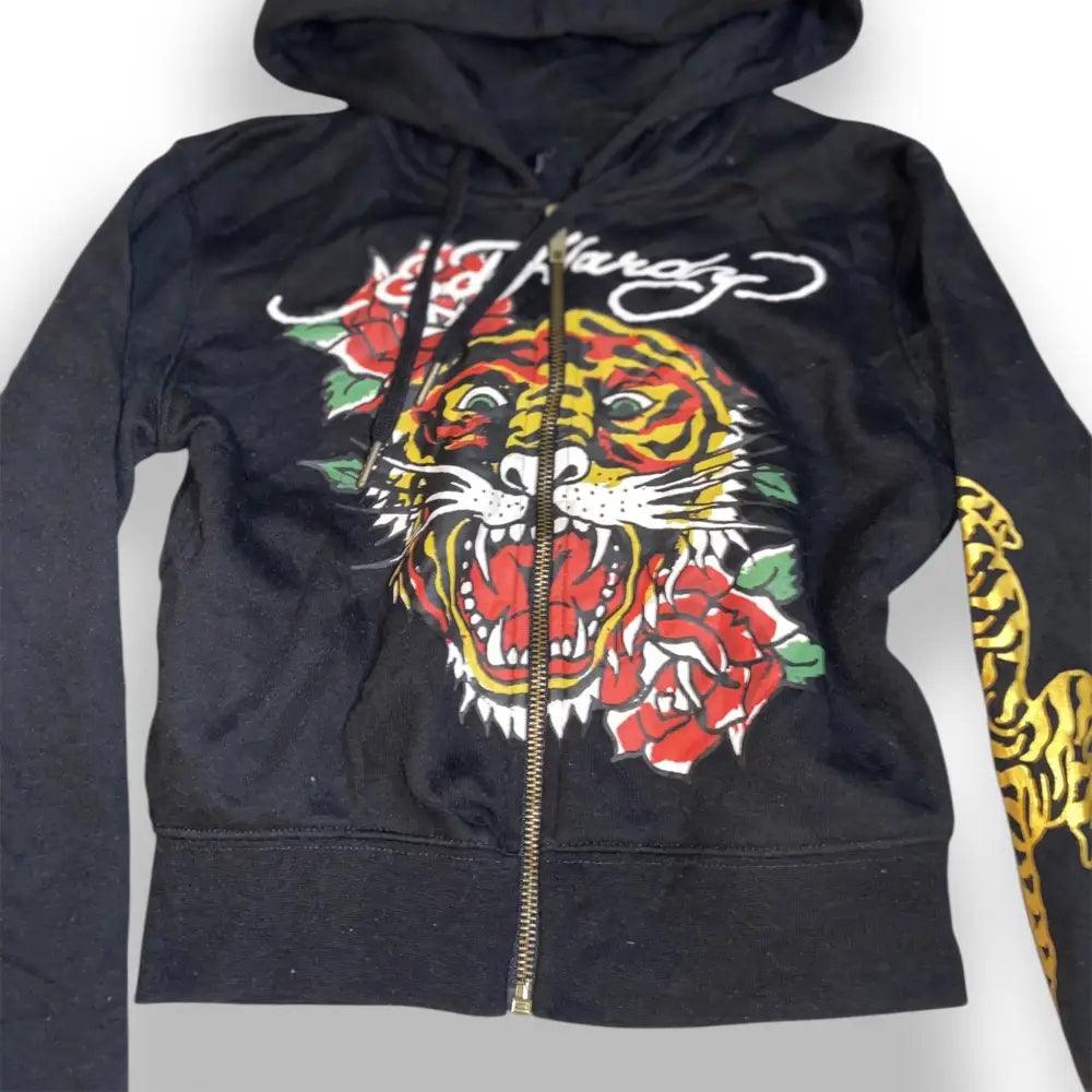 Ed hardy tracksuit black womens S - Fashion Aftermath