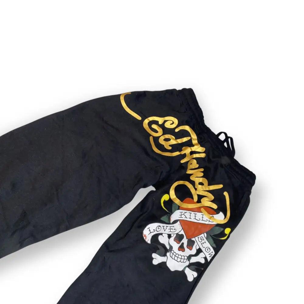 Ed hardy tracksuit black womens S - Fashion Aftermath