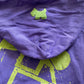 Y2K Hoodie Slim Fit Purple Cotton (XS)