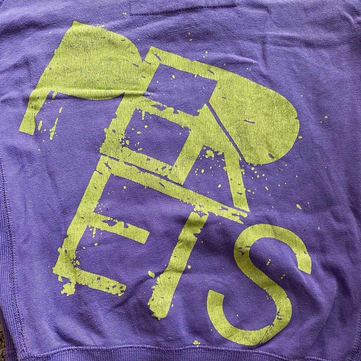 Joshua Perets: Hoodie Vintage Y2K Purple Dog Print Embroidery Cotton (XS)