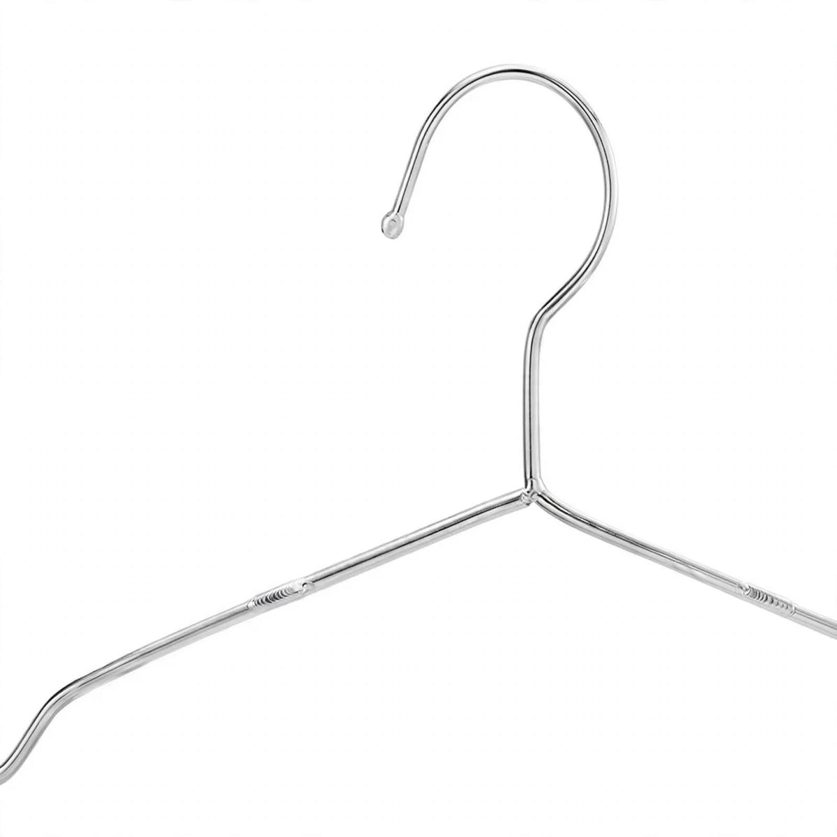 100x Stainless Steel Clothes Hangers Metal Wire Hangers