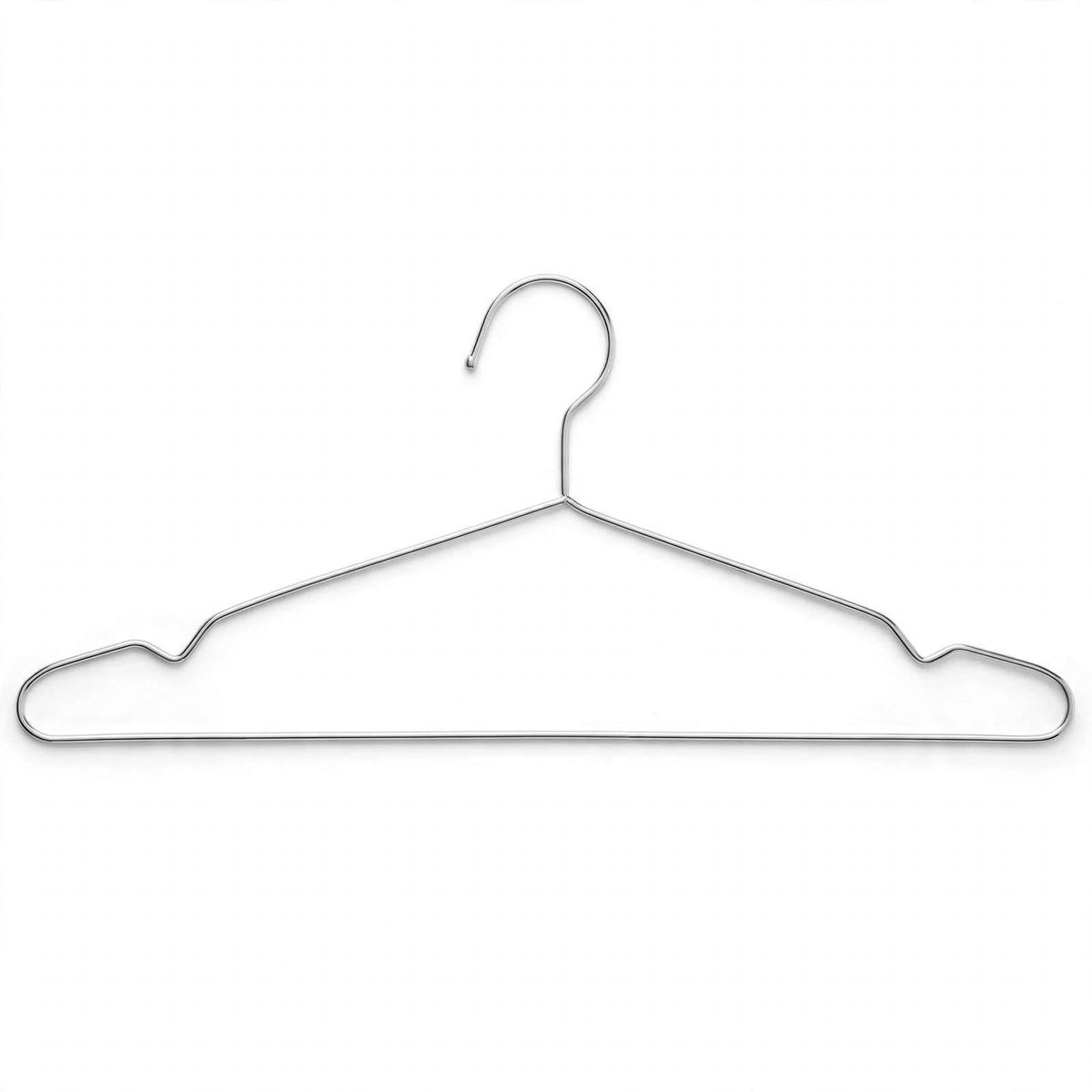 100x Stainless Steel Clothes Hangers Metal Wire Hangers