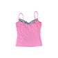 Y2K Top Women's Thin Spaghetti Straps Crop Top Leo (S)