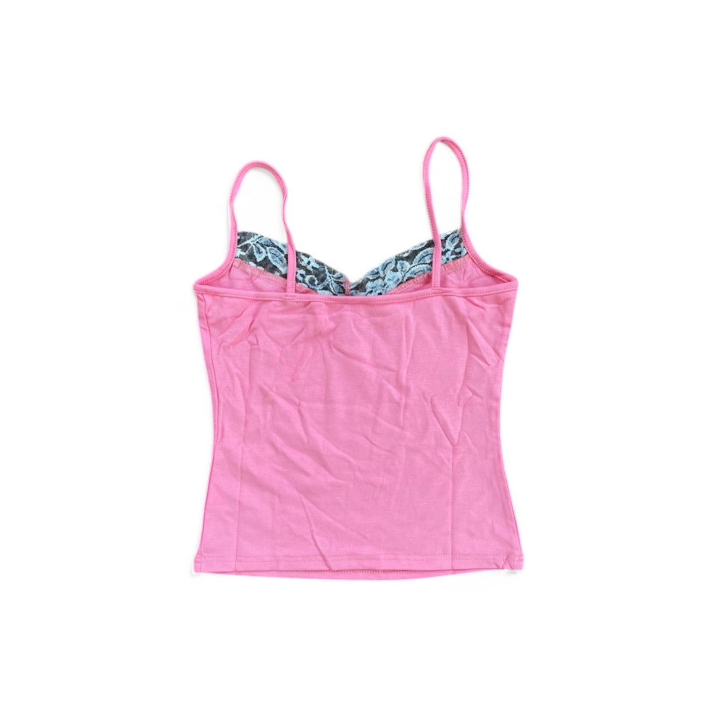 Y2K Top Women's Thin Spaghetti Straps Crop Top Leo (S)