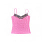 Y2K Top Women's Thin Spaghetti Straps Crop Top Leo (S)