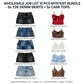 WHOLESALE JOB LOT 10x MYSTERY BUNDLE 5x Vintage Y2K Denim Mini Skirts 5x Camis