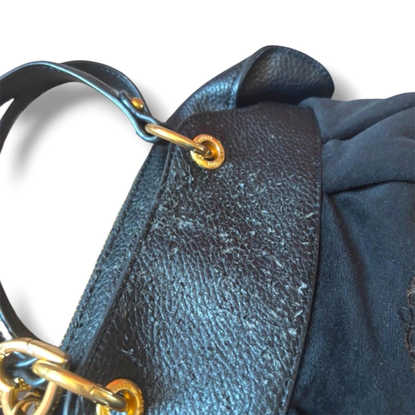 Juicy Couture handbag Black Y2K Style Women’s Shopper Bag gold hardware glamour