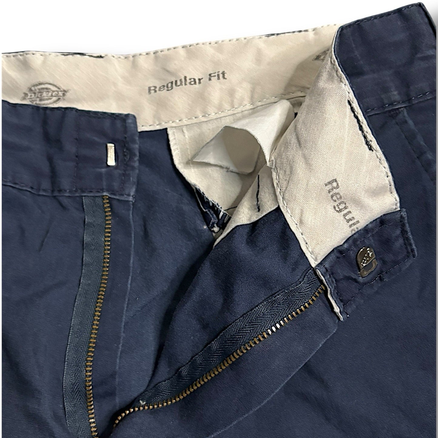 Dickies Jeans Men 34 Navy Regular Fit Pants Vintage Trousers Straight Leg Chino
