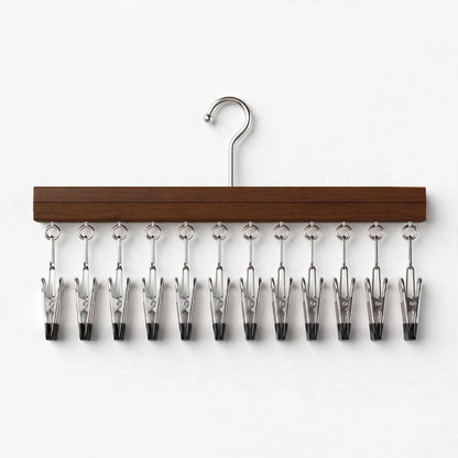 wooden trouser/skirt hangers with clips hats organiser wardrobe - Fashion Aftermath | Thrift store - Vintage Clothing - Vintage store