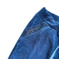 Roberto Cavalli Y2k Velour Track Pants Size S Blue Rhinestone Logo Joggers Uk