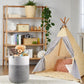 Laundry Basket Dirty Washing Clothes Storage Folding Cotton Organic Hamper Bag