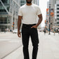 dickies trousers Men 42 In Black Pants Work Casual Jeans Straight Leg Classic