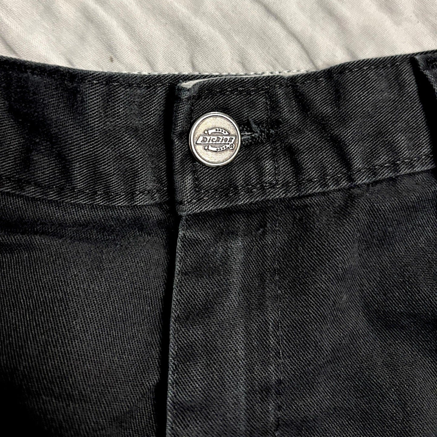 dickies trousers Men 42 In Black Pants Work Casual Jeans Straight Leg Classic