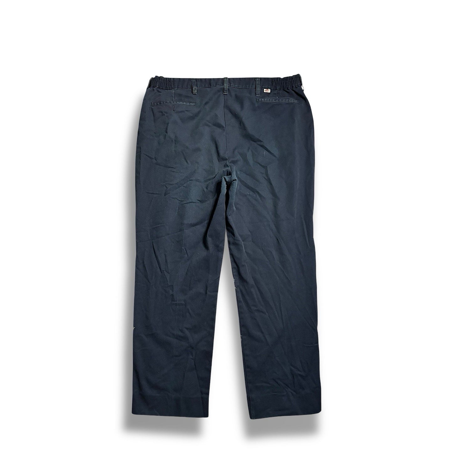 dickies Jeans Men’s 36 In Industrial Pants Navy Vintage Dark Wash Straight Leg