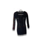 Vintage Mini Dress Bodycon Embellished Sleeves (XS) - Fashion Aftermath