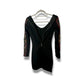 Vintage Mini Dress Bodycon Embellished Sleeves (XS) - Fashion Aftermath