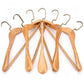 Wooden Coat Hangers 5x Pack