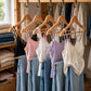 Wooden Coat Hangers 5x Pack