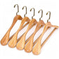 Wooden Coat Hangers 5x Pack