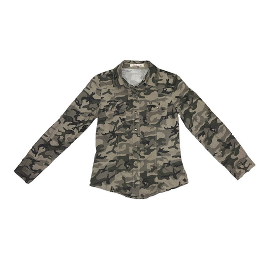 Cargo Shirt Vintage Army Print (M) - Fashion Aftermath