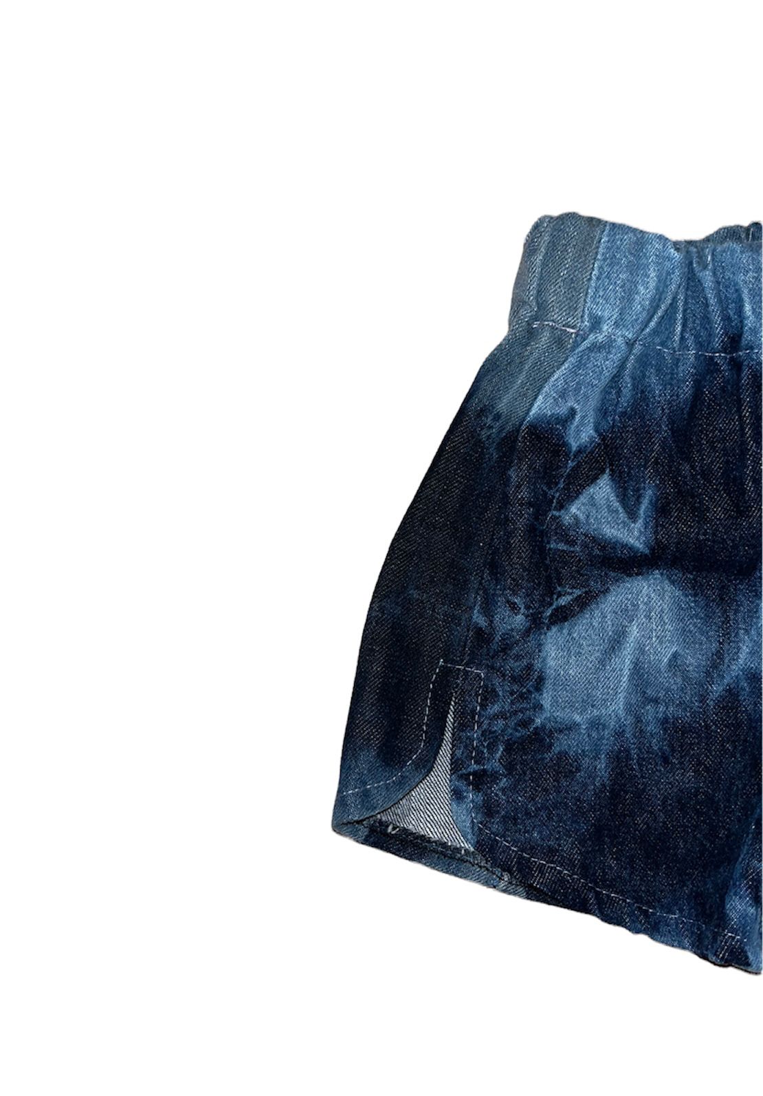 Handmade Jeans Shorts Ombre Dye Fashion Aftermath